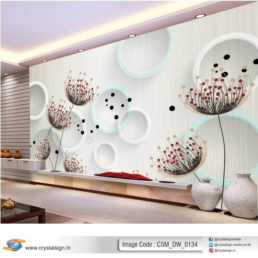Living Room Wall Sticker Design , HD Wallpaper & Backgrounds