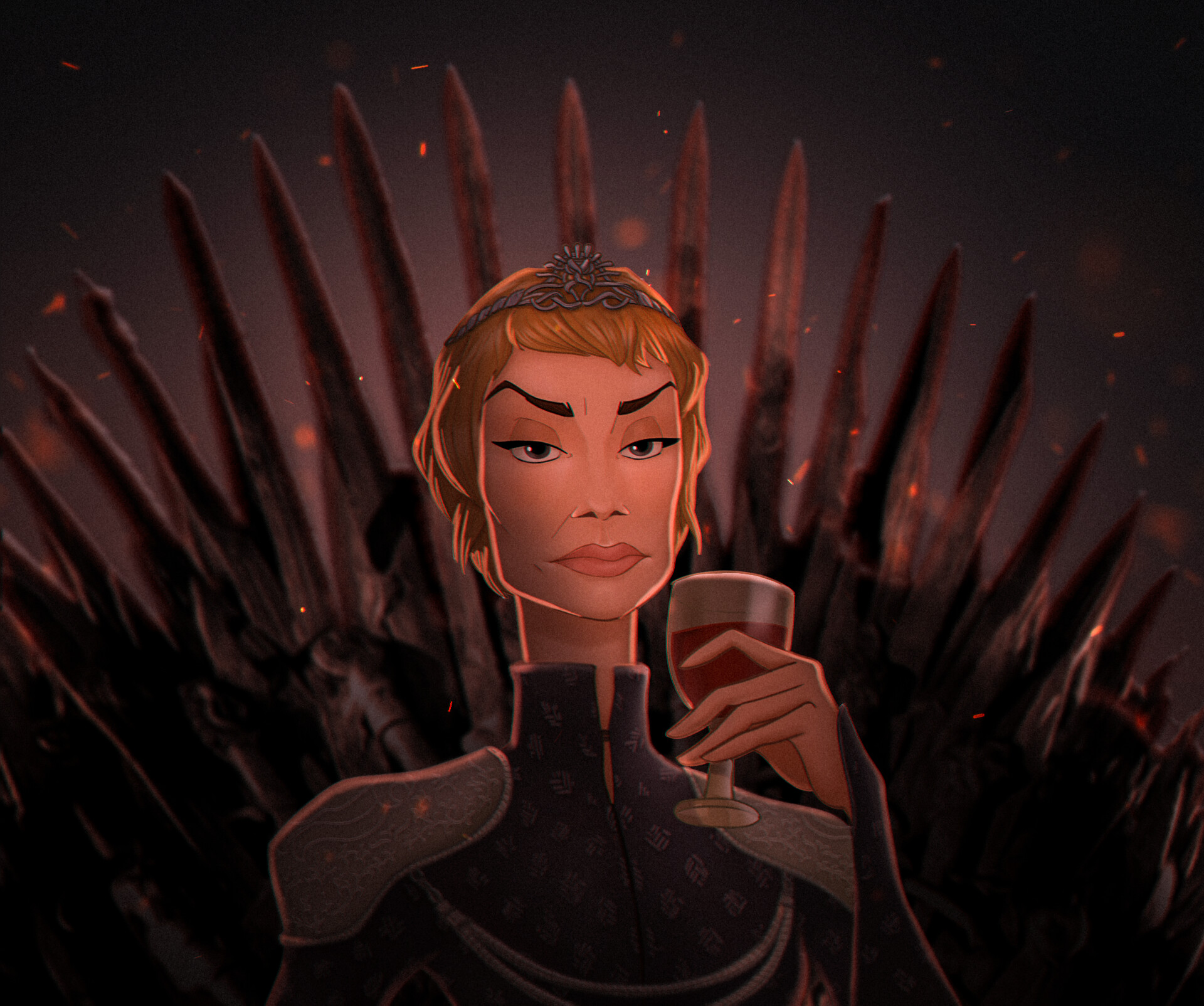 Cersei Game Of Thrones Fanart , HD Wallpaper & Backgrounds
