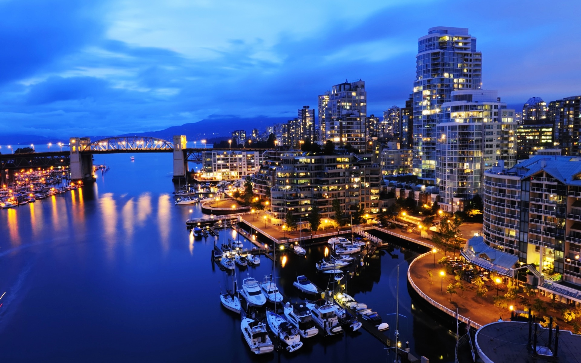 Night Vancouver , HD Wallpaper & Backgrounds