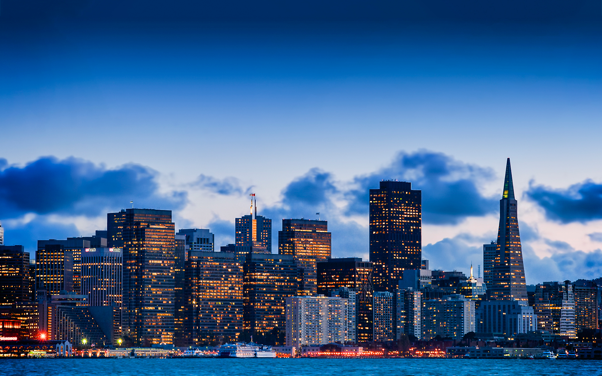 Anime City Wallpaper - High Resolution San Francisco Skyline , HD Wallpaper & Backgrounds