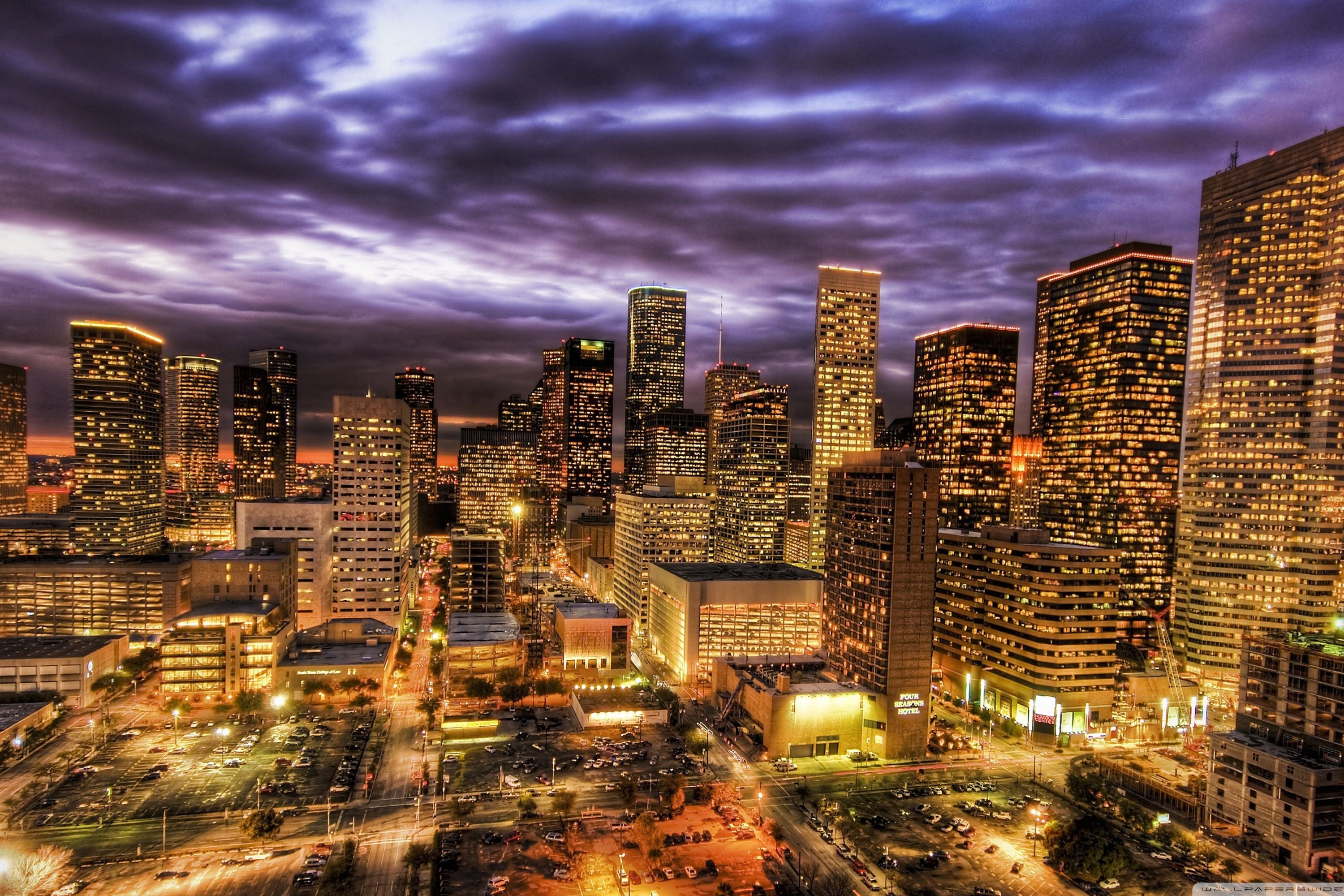 Downtown Houston - Houston Tx , HD Wallpaper & Backgrounds
