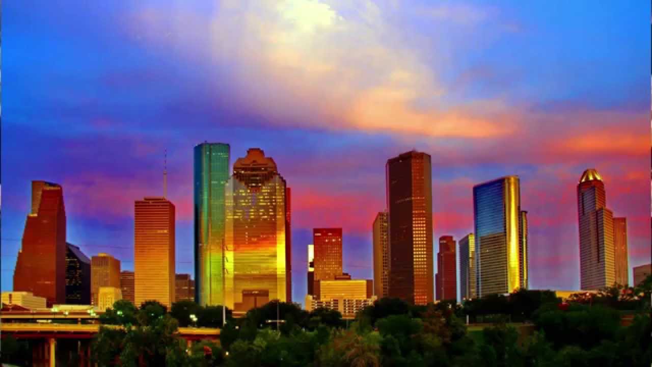 Houston Texas Wallpaper - High Resolution Houston Skyline , HD Wallpaper & Backgrounds