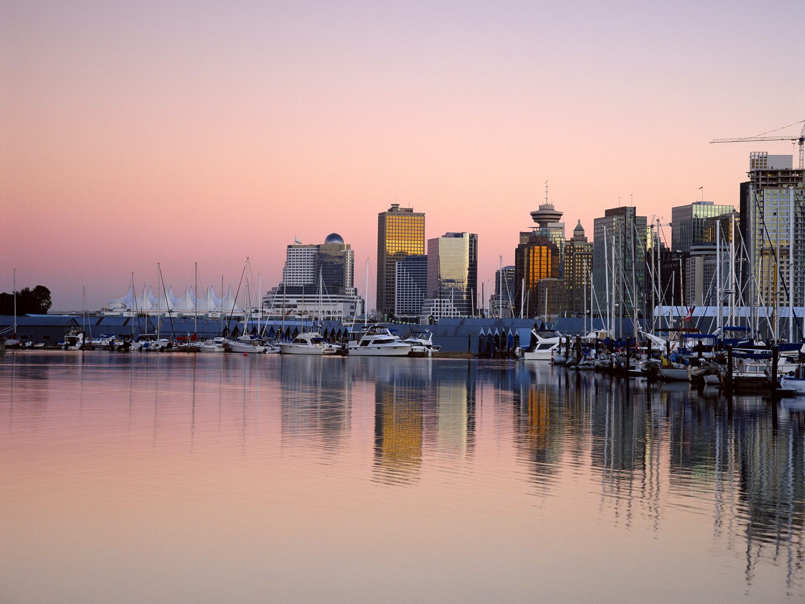 Coal Harbor Vancouver Canada Travel Geographic Wallpaper - Vancouver , HD Wallpaper & Backgrounds