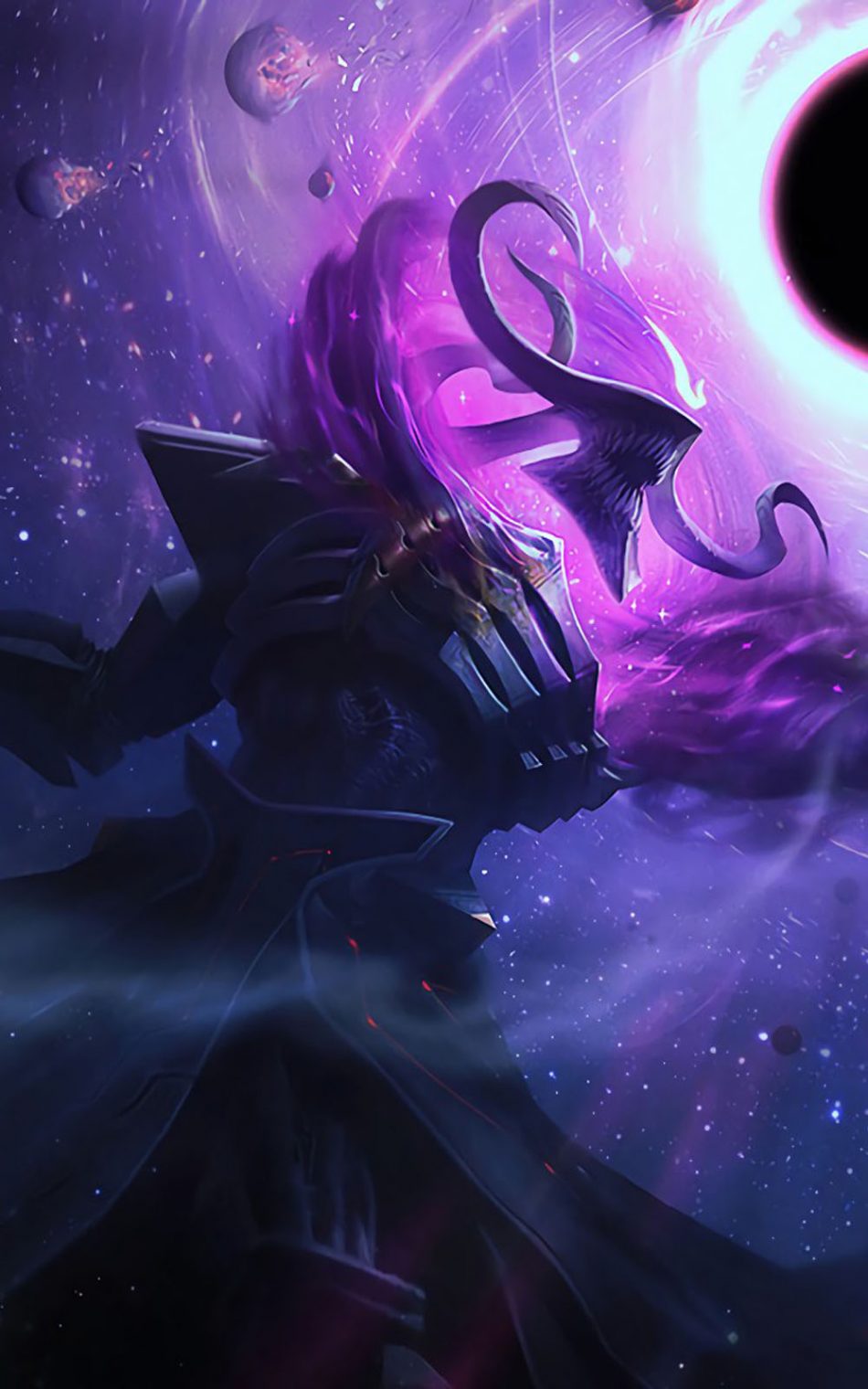 Download Dark Star Thresh League Of Legends Pure 4k - League Of Legends Mobile Wallpaper Hd , HD Wallpaper & Backgrounds