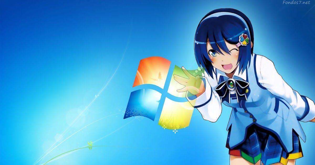 Windows 7 Anime , HD Wallpaper & Backgrounds