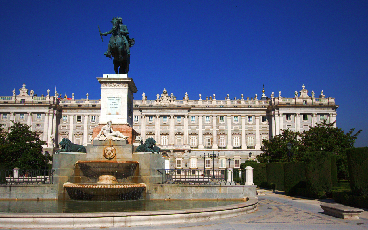 Madrid, Spain, Jk - Royal Palace Of Madrid , HD Wallpaper & Backgrounds