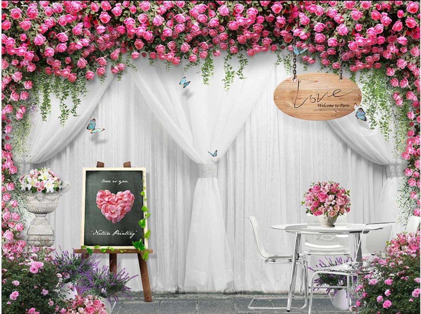 Decoracion En Paredes Para Bodas , HD Wallpaper & Backgrounds