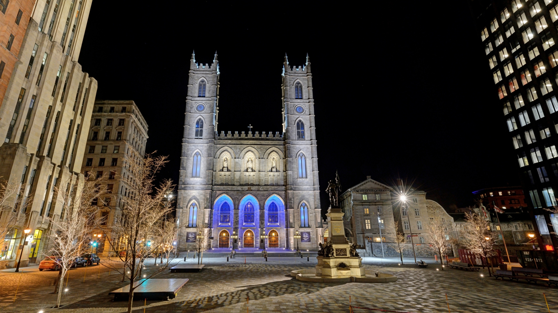 Notre-dame Basilica Of Montreal , HD Wallpaper & Backgrounds
