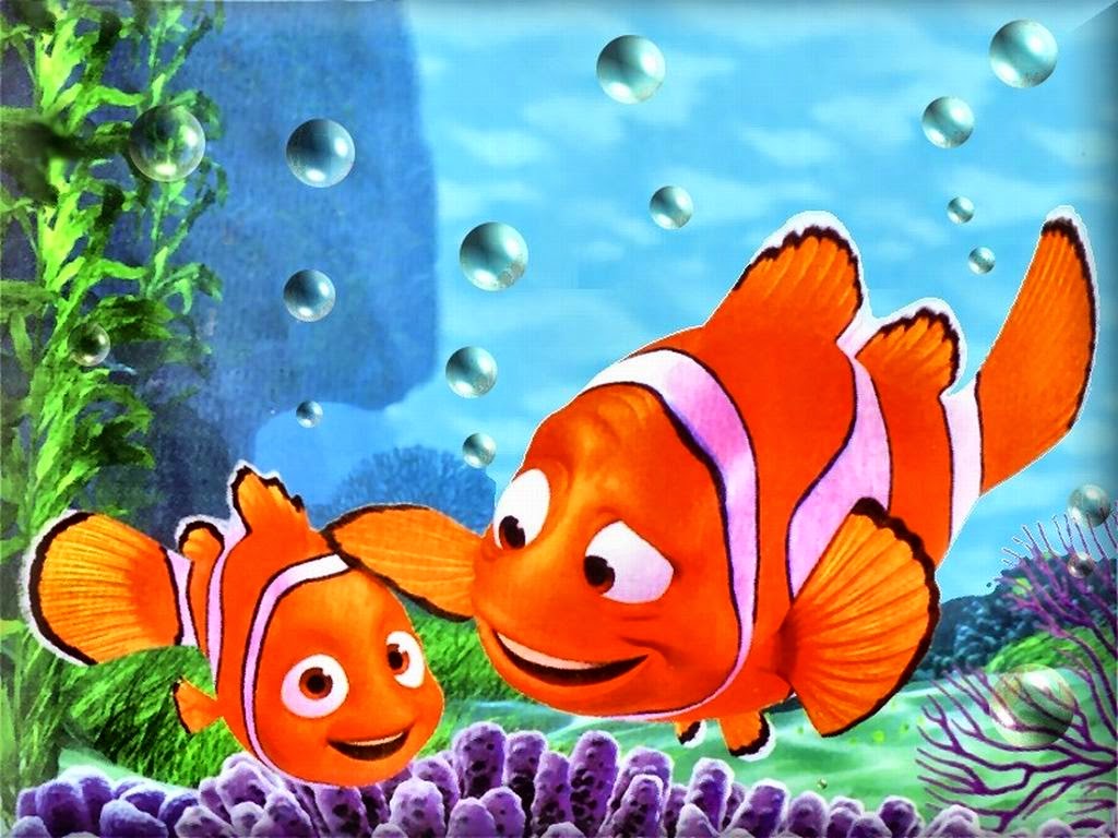 Ikan Alim Vs Ikan Samseng - Acrylic Finding Nemo Painting , HD Wallpaper & Backgrounds