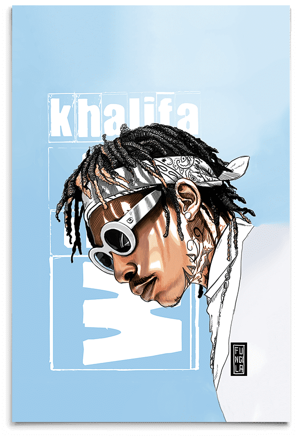 Wiz Khalifa Wallpaper Iphone - Wiz Khalifa Wallpaper Art , HD Wallpaper & Backgrounds