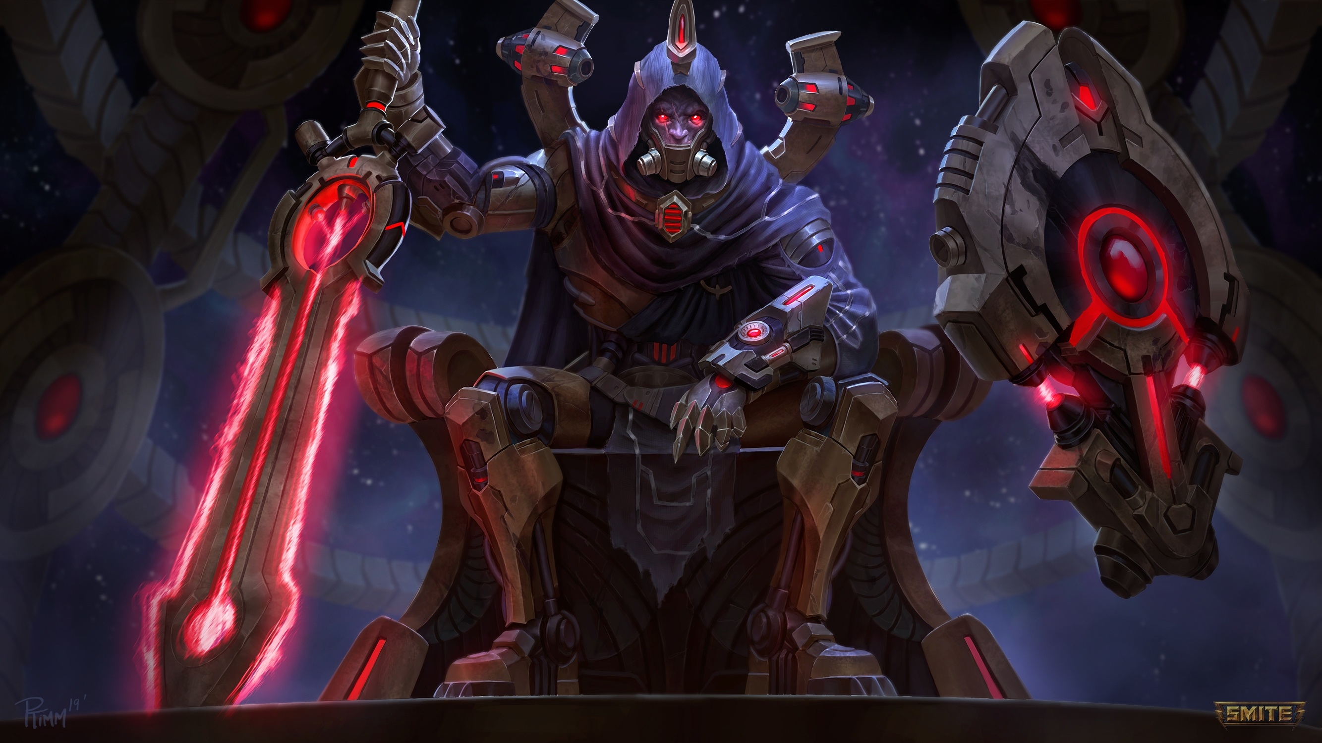 Smite Star Tyrant Ares , HD Wallpaper & Backgrounds
