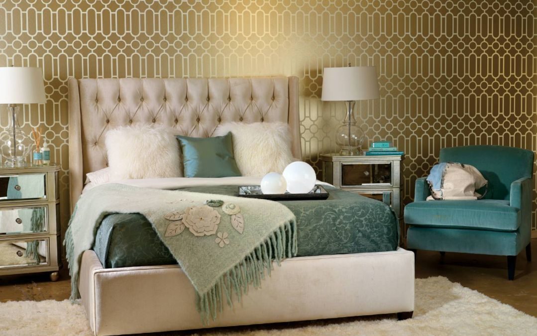 4 Tips Memilih Wallpaper Kamar Tidur Dan Cara Perawatannya - Ideas For Tufted Bed , HD Wallpaper & Backgrounds