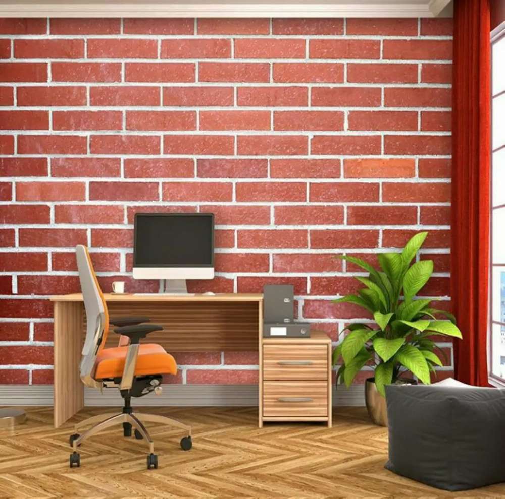 Wallpaper Dinding 3d Batu Bata Seri 1 - Brick , HD Wallpaper & Backgrounds