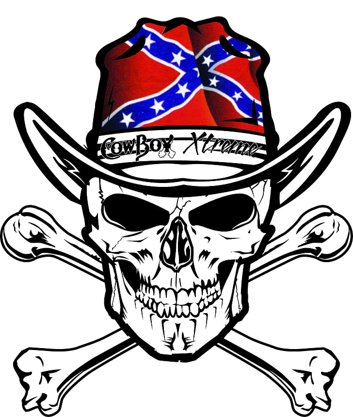 America, Civil, Confederate, Csa, Dark, Dixie, Flag, - Confederate Flag Deer Skull , HD Wallpaper & Backgrounds