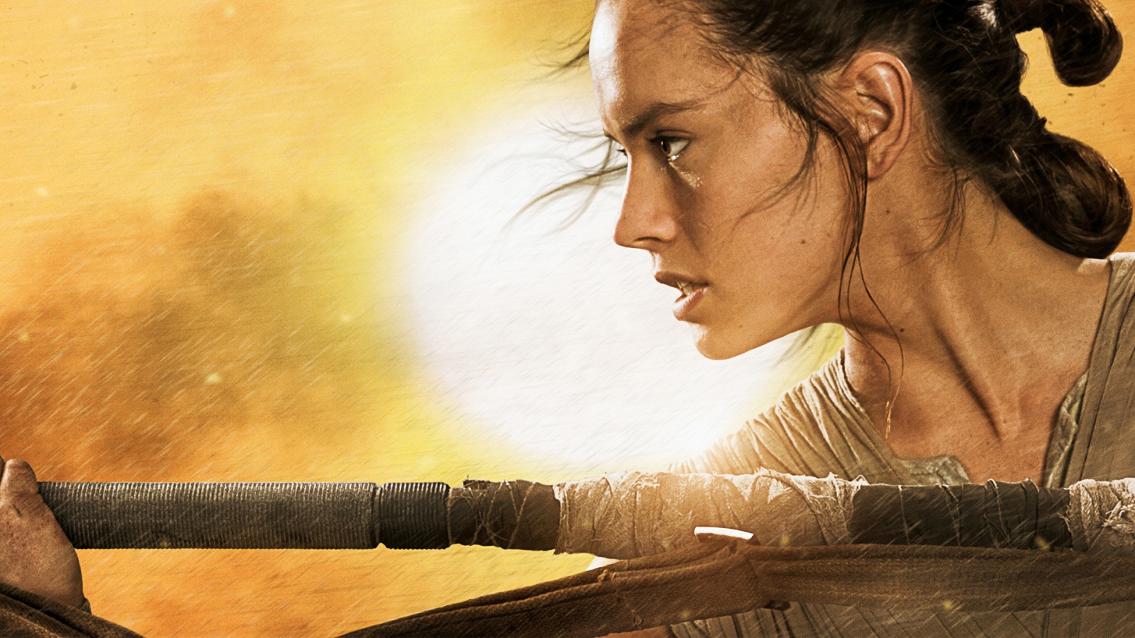 Star Wars The Force Awakens Rey - Star Wars Wallpaper Rey , HD Wallpaper & Backgrounds