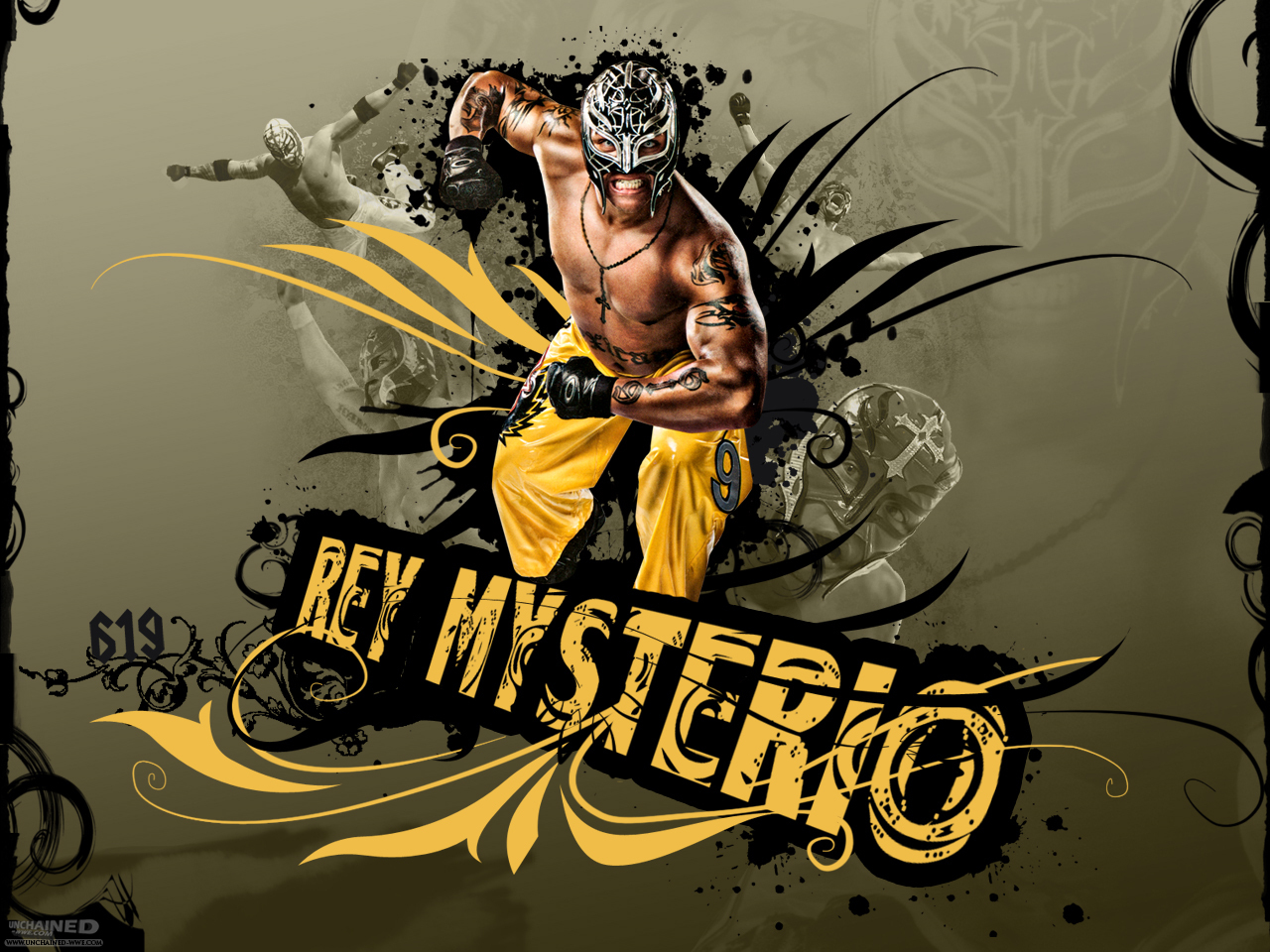 Rey Mysterio - Rey Mysterio Background , HD Wallpaper & Backgrounds