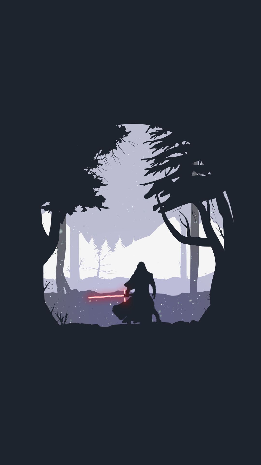 Star Wars Iphone Wallpaper The Force Unleashed Kylo - Star Wars Minimalist Wallpaper Iphone , HD Wallpaper & Backgrounds