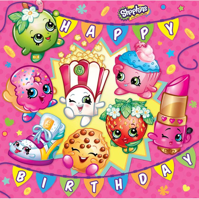 Bff Wallpaper Shopkins - Happy Birthday Shopkins , HD Wallpaper & Backgrounds