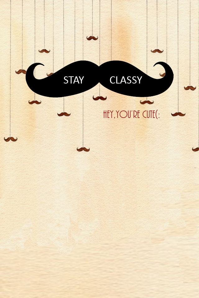 Cute Mustache Wallpaper Iphone Images Pictures Becuo - Cute Mustache Wallpaper Iphone , HD Wallpaper & Backgrounds