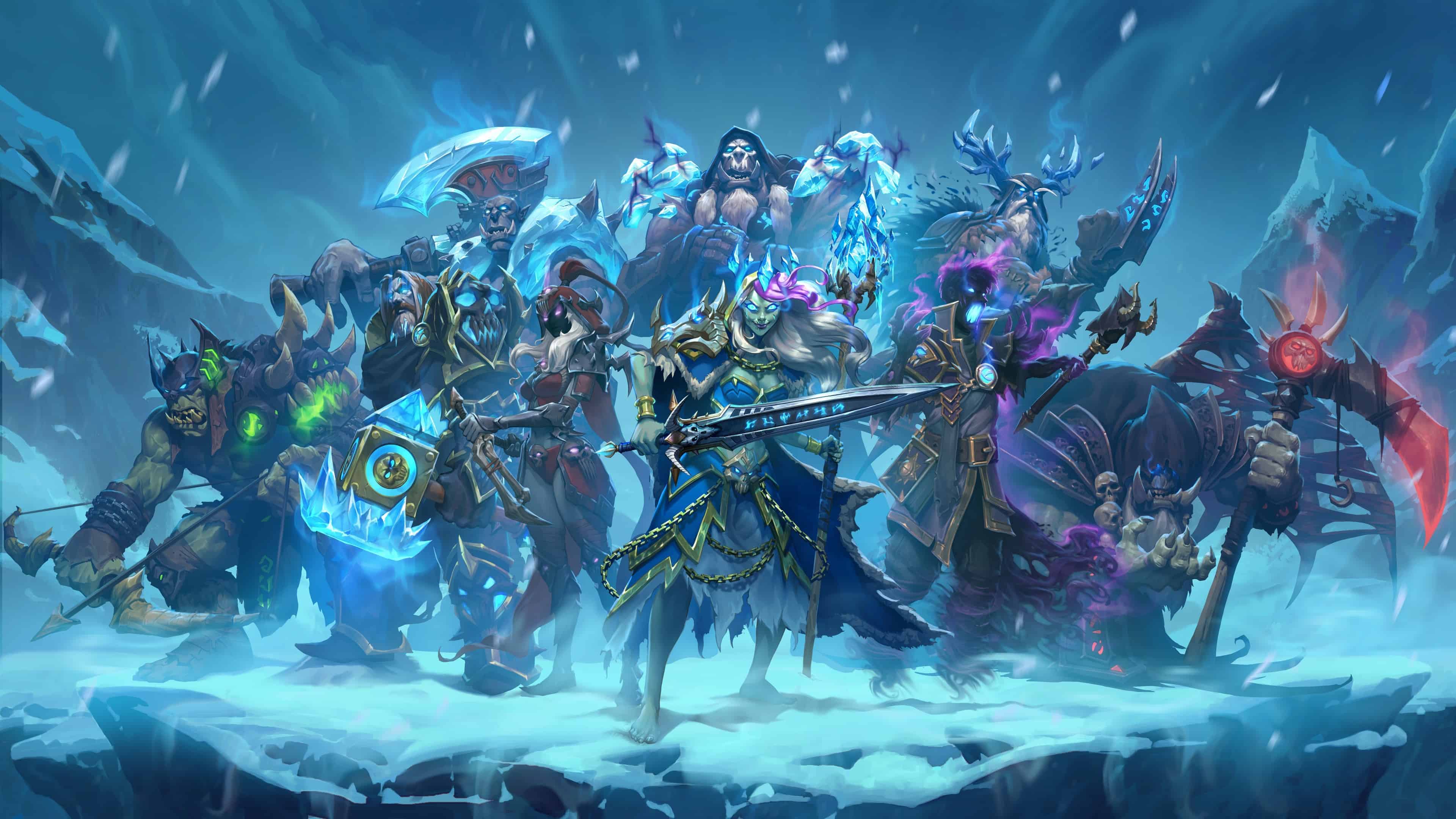 Hearthstone Knights Of The Frozen Throne Expansion - Pc Game , HD Wallpaper & Backgrounds