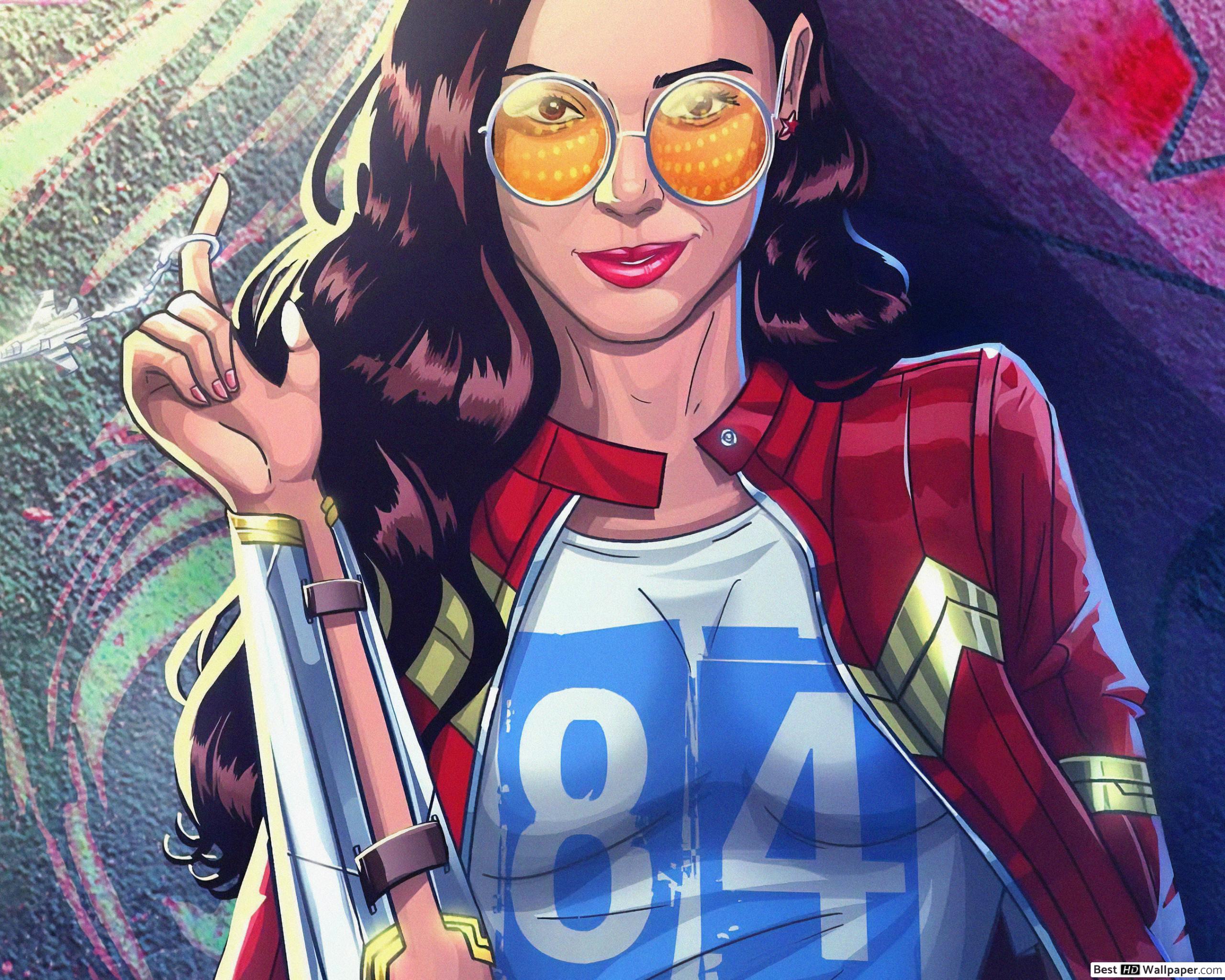 Wonder Woman 1984 Fan Art , HD Wallpaper & Backgrounds