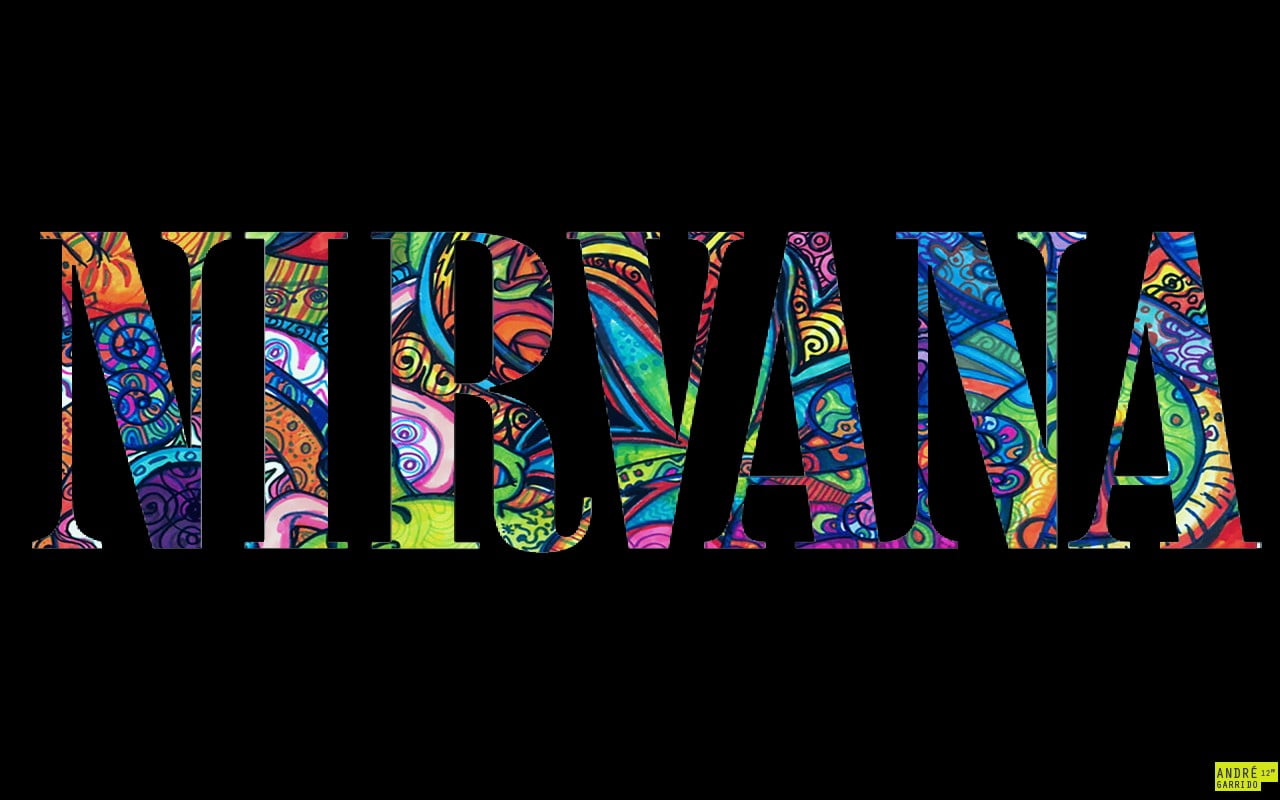 Trippy Nirvana Logo , HD Wallpaper & Backgrounds