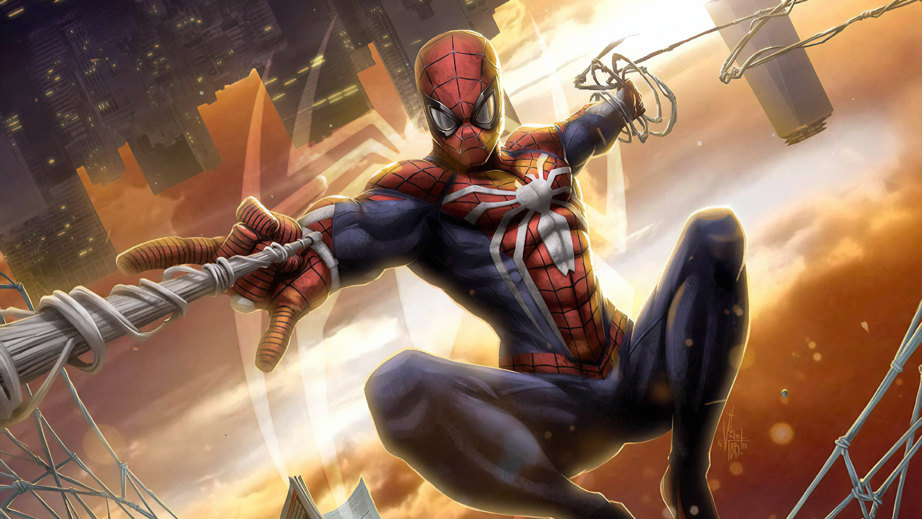 Comics Spider Man Marvel Comics Thor Hd Wallpaper Background , HD Wallpaper & Backgrounds