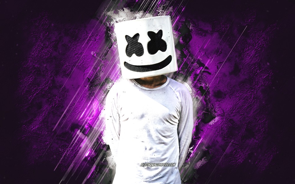 Marshmello Dj Wallpaper - Marshmallow Dj , HD Wallpaper & Backgrounds