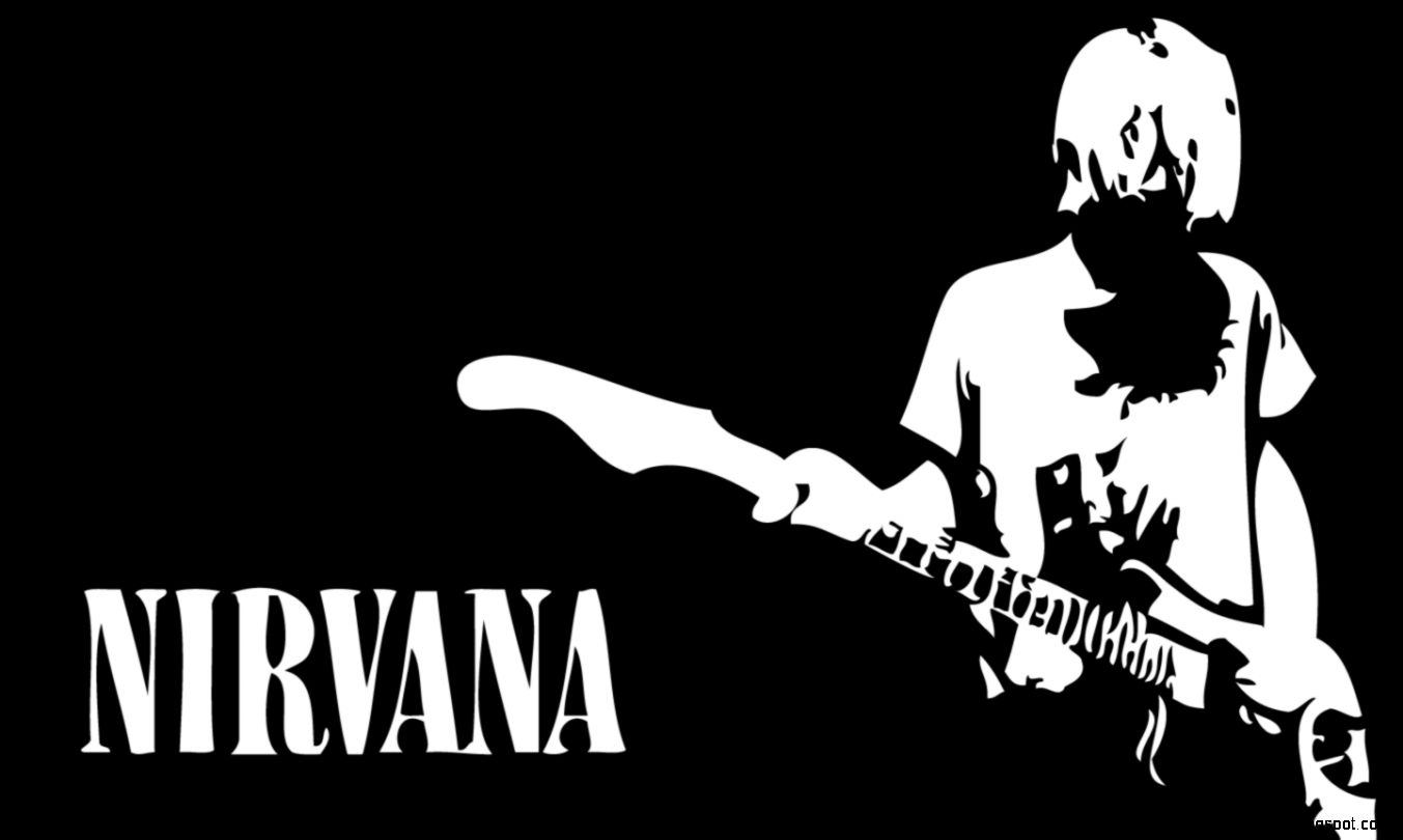 Nirvana Logo Wallpapers Wallpaper Cave - Nirvana Logo Vector , HD Wallpaper & Backgrounds