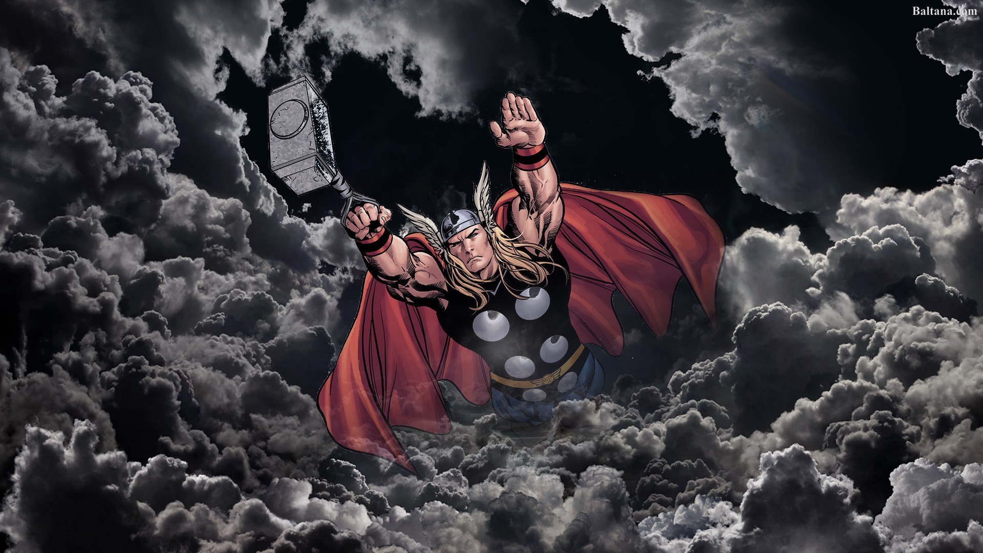 Thor Wallpaper - Dark Cloudy Night Background , HD Wallpaper & Backgrounds