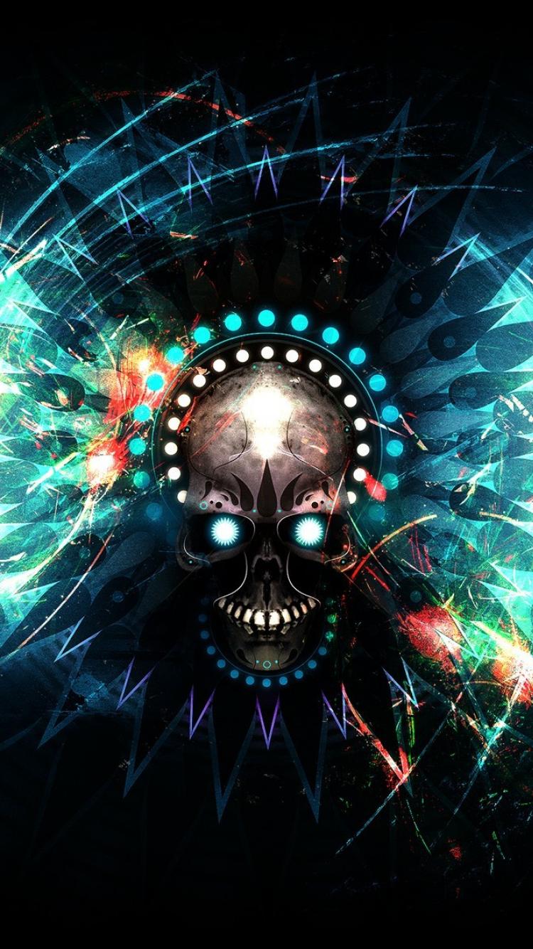 Skulls Dark Dubstep Widescreen Endeffect Precurser - Dubstep Wallpaper For Phones , HD Wallpaper & Backgrounds