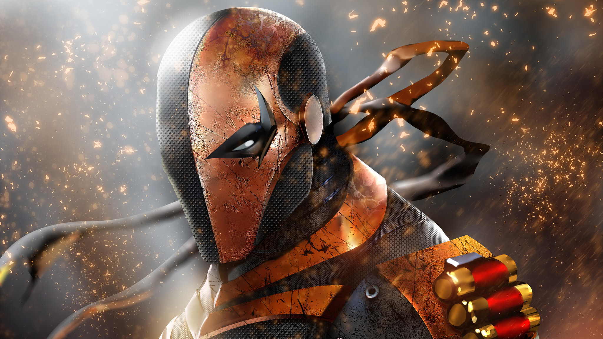 Deathstroke Wallpaper - Deathstroke Wallpaper - Deathstroke Wallpaper Iphone , HD Wallpaper & Backgrounds