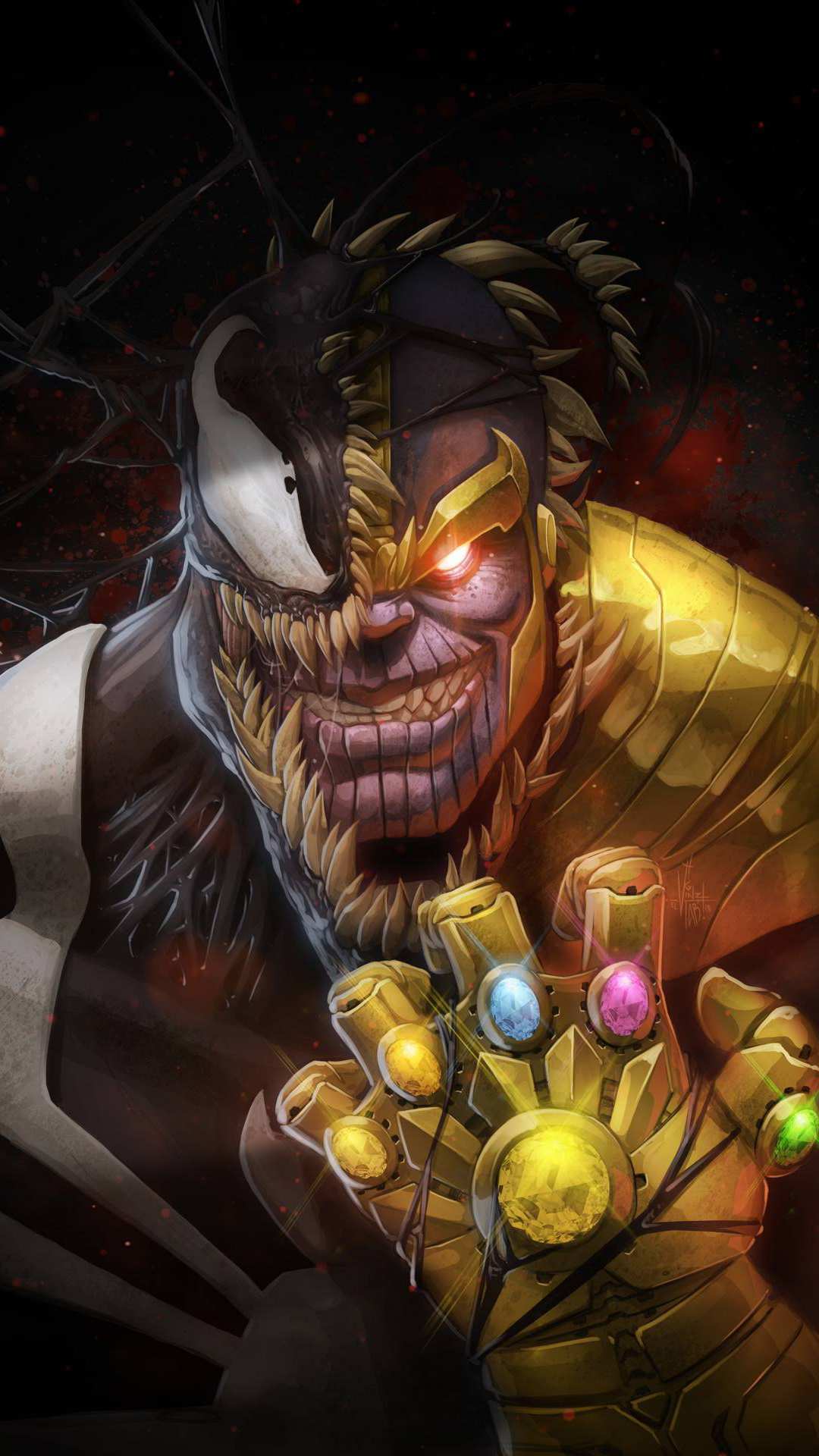 Thanos Vs Venom , HD Wallpaper & Backgrounds