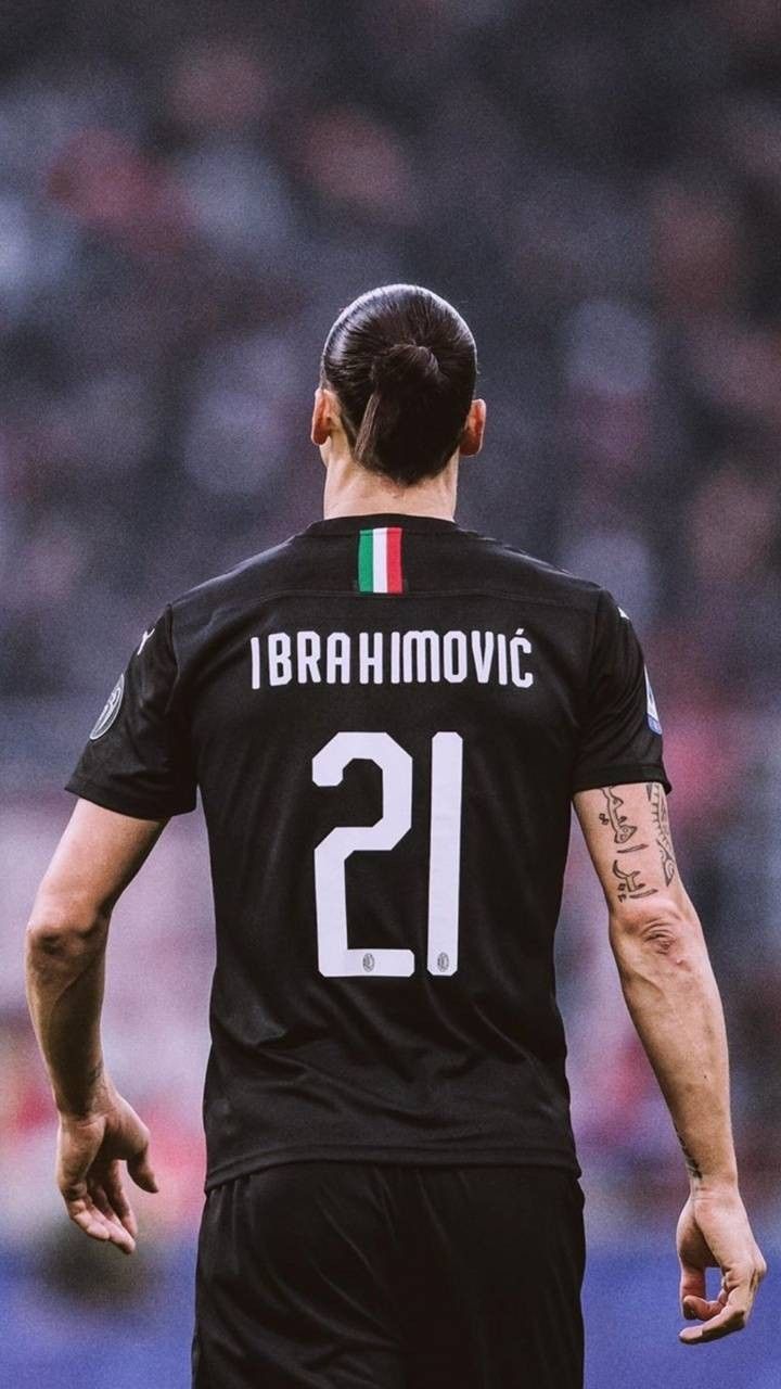Zlatan Ibrahimovic Ac Milan 2020 , HD Wallpaper & Backgrounds