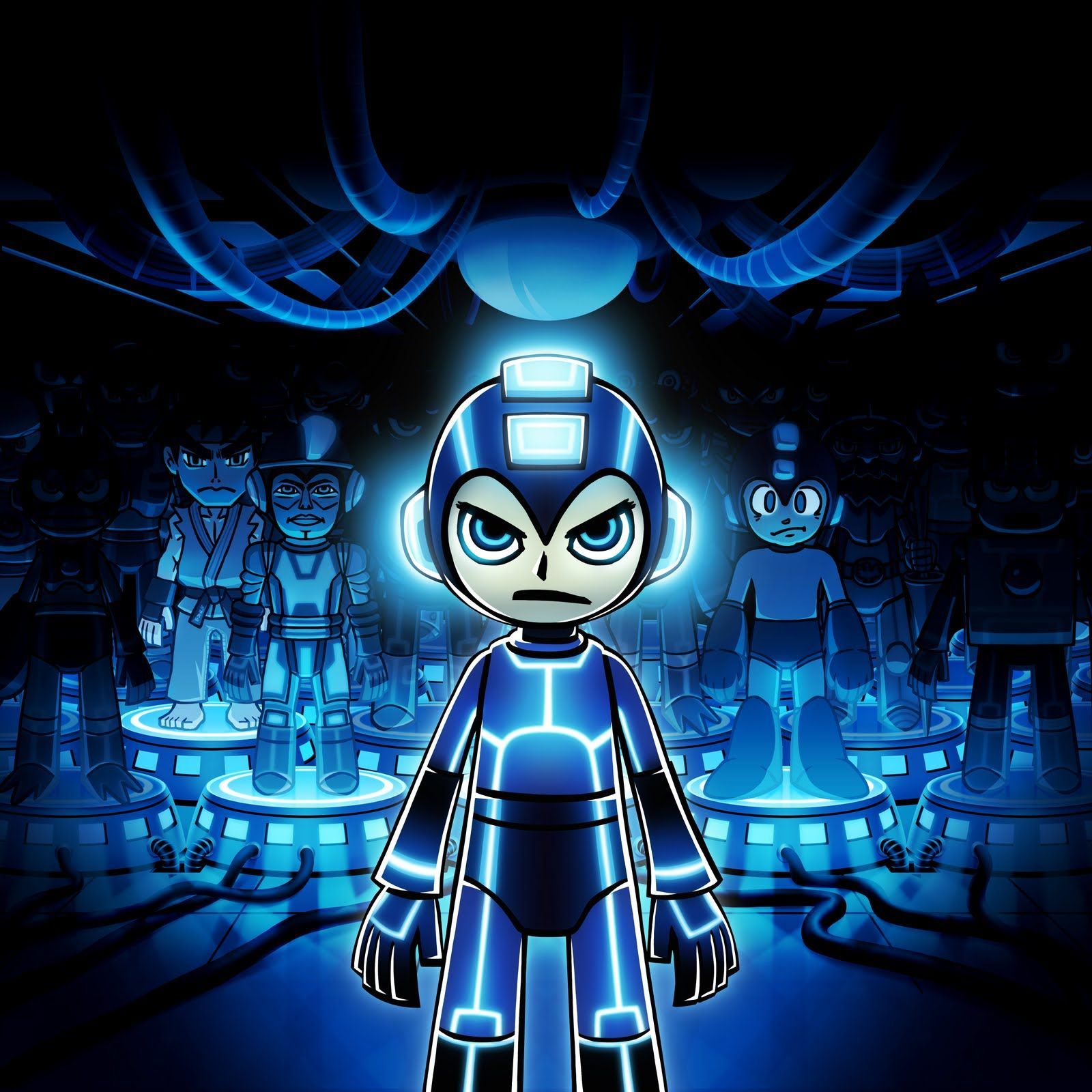 Megaman Wallpaper For Android - Blue Bomber Video Game , HD Wallpaper & Backgrounds