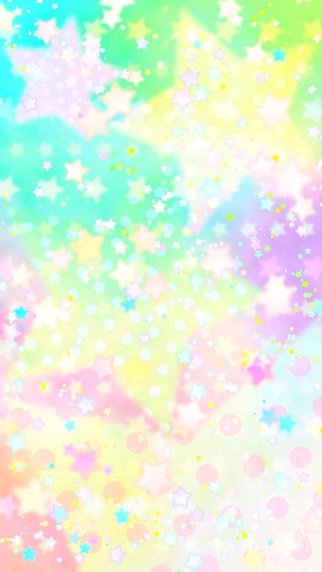 Rainbow Star Style Cute Wallpapers Cocoppa Pinterest - Cute Rainbow Star Background , HD Wallpaper & Backgrounds