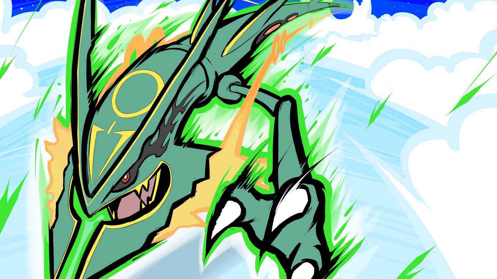 Rayquaza Wallpaper , HD Wallpaper & Backgrounds