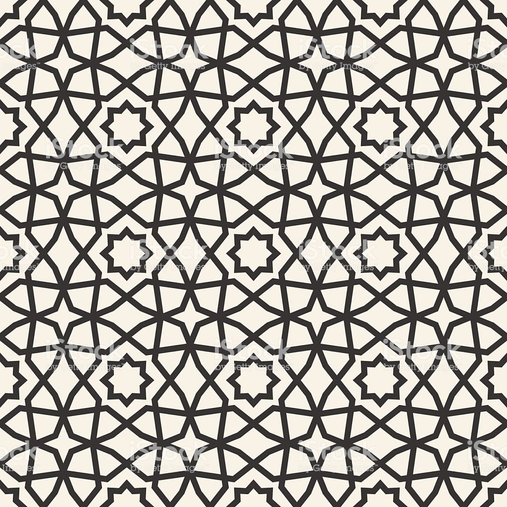 Abstract Seamless Geometric Islamic Wallpaper Pattern - Geometric Shape , HD Wallpaper & Backgrounds