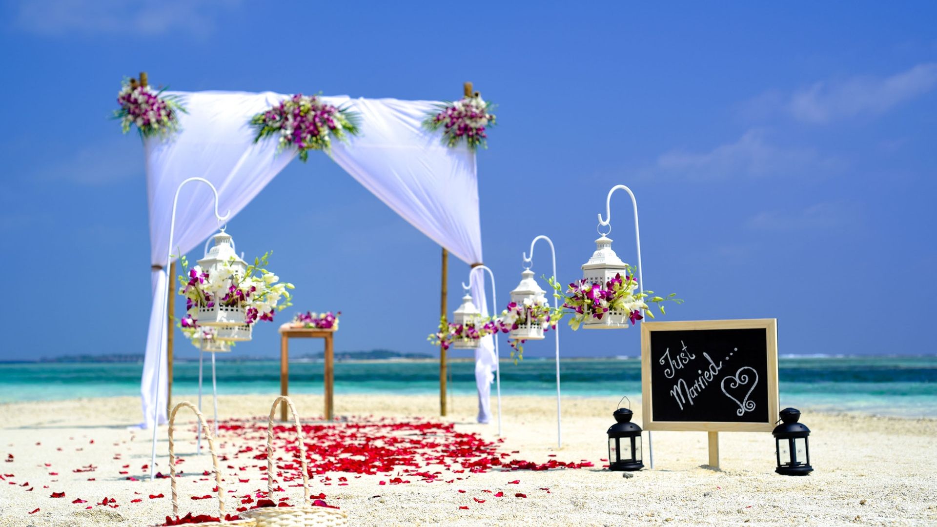 Beach Wedding Setup Wallpaper - Best Wedding Venues In Pangasinan , HD Wallpaper & Backgrounds