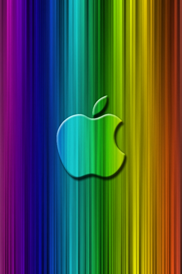 Apple Rainbow Ipod Touch Wallpaper - Fond D Écran Ipod Touch , HD Wallpaper & Backgrounds