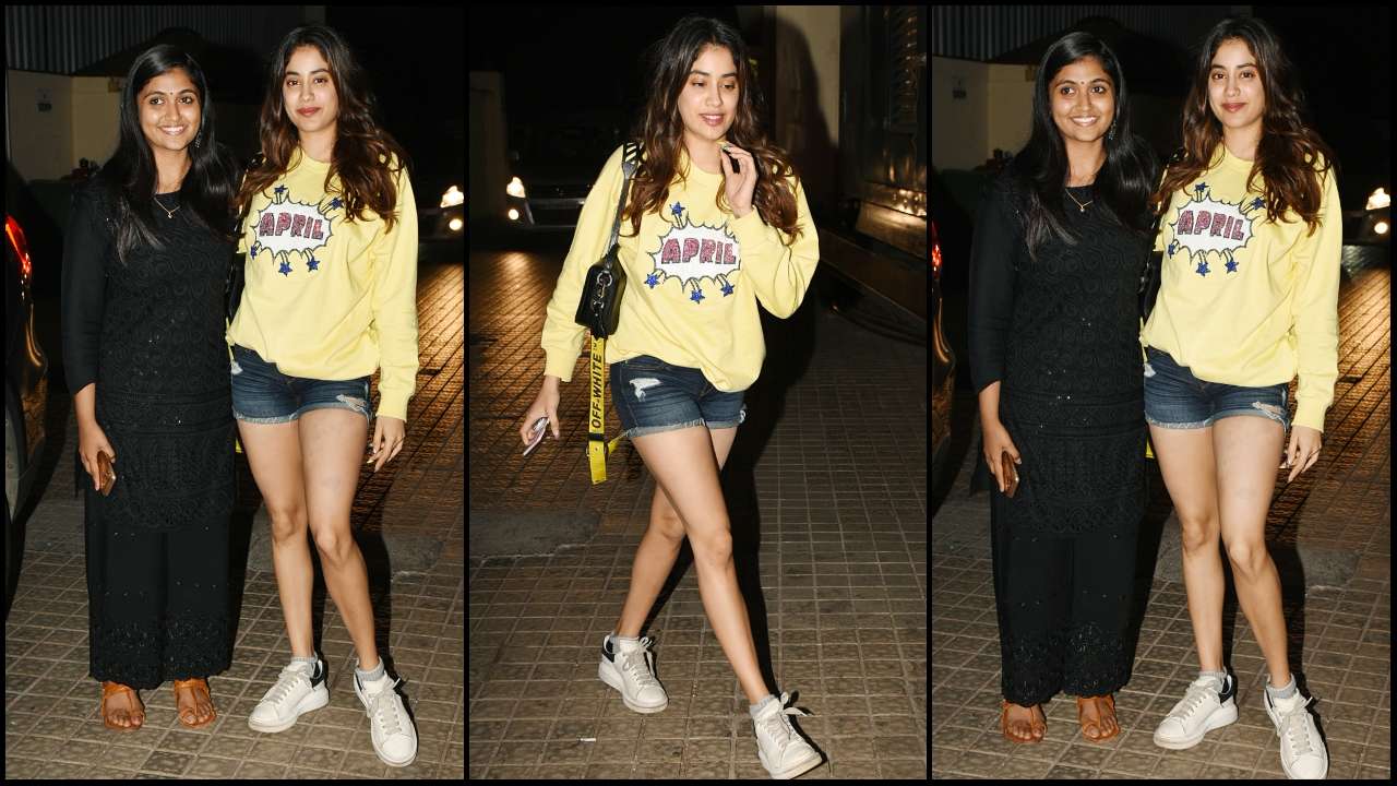 Janhvi Kapoor Super Excited For April - Ananya Pandey In Bhoot Screening , HD Wallpaper & Backgrounds