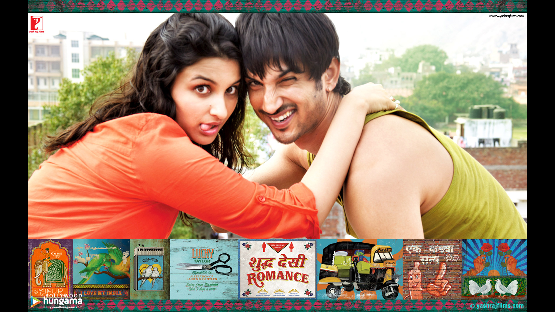 Shuddh Desi Romance - Shuddh Desi Romance Movie Poster , HD Wallpaper & Backgrounds