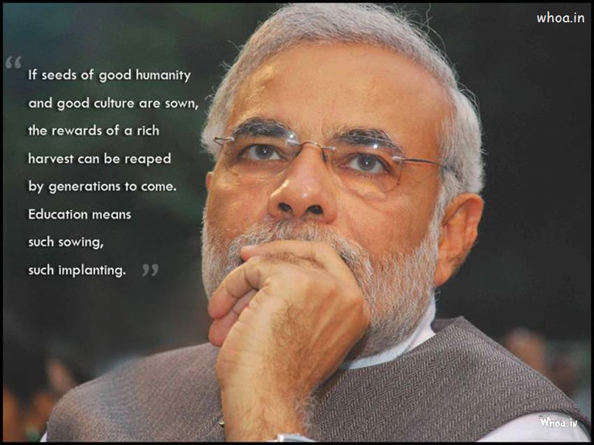 Narendra Modi Our Pm With Leadership Quotes Hd Wallpaper - Inspirational Quote On Humanity , HD Wallpaper & Backgrounds