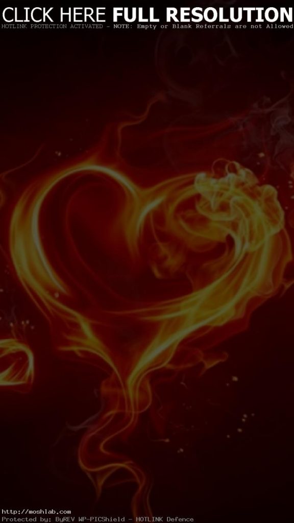 Animated Heart Fire Phone Mobile Wallpapers Free Download - Animated Heart On Fire , HD Wallpaper & Backgrounds