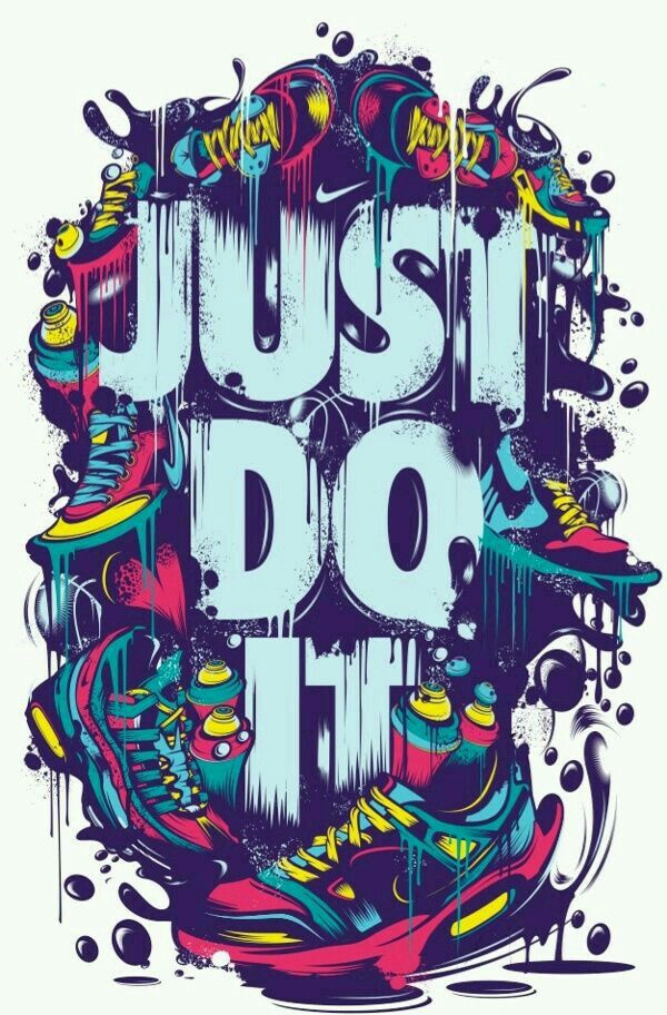 Nike Just Do It Wallpaper - Just Do It Illustrations , HD Wallpaper & Backgrounds