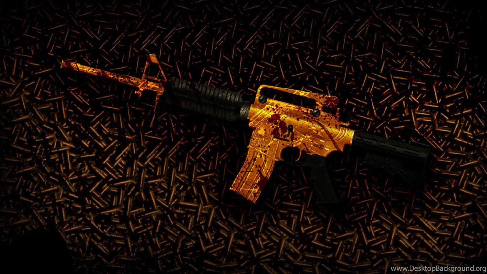 Wallpapers Gold Games Crossfire Fire Cf Cross M Gun - Gold Gun , HD Wallpaper & Backgrounds