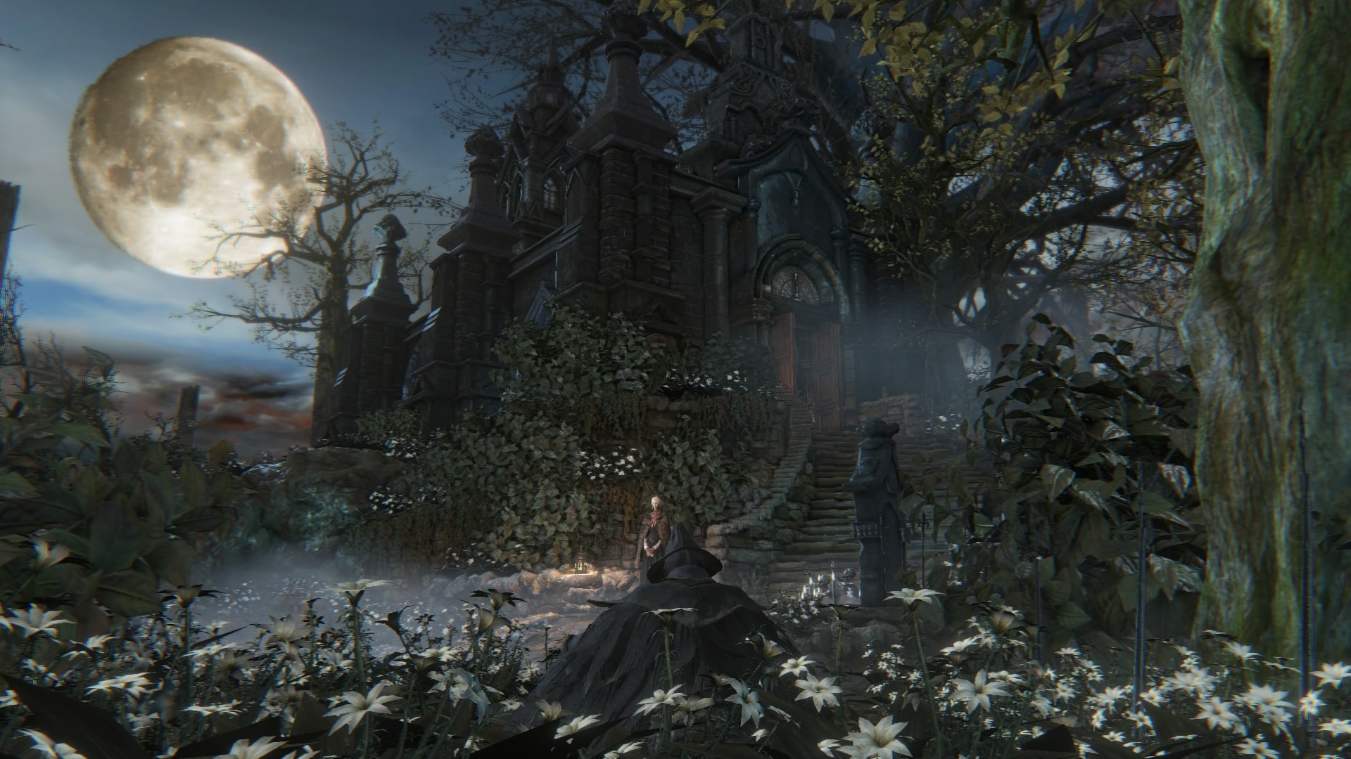 Bloodborne Hunters Dream Moon , HD Wallpaper & Backgrounds