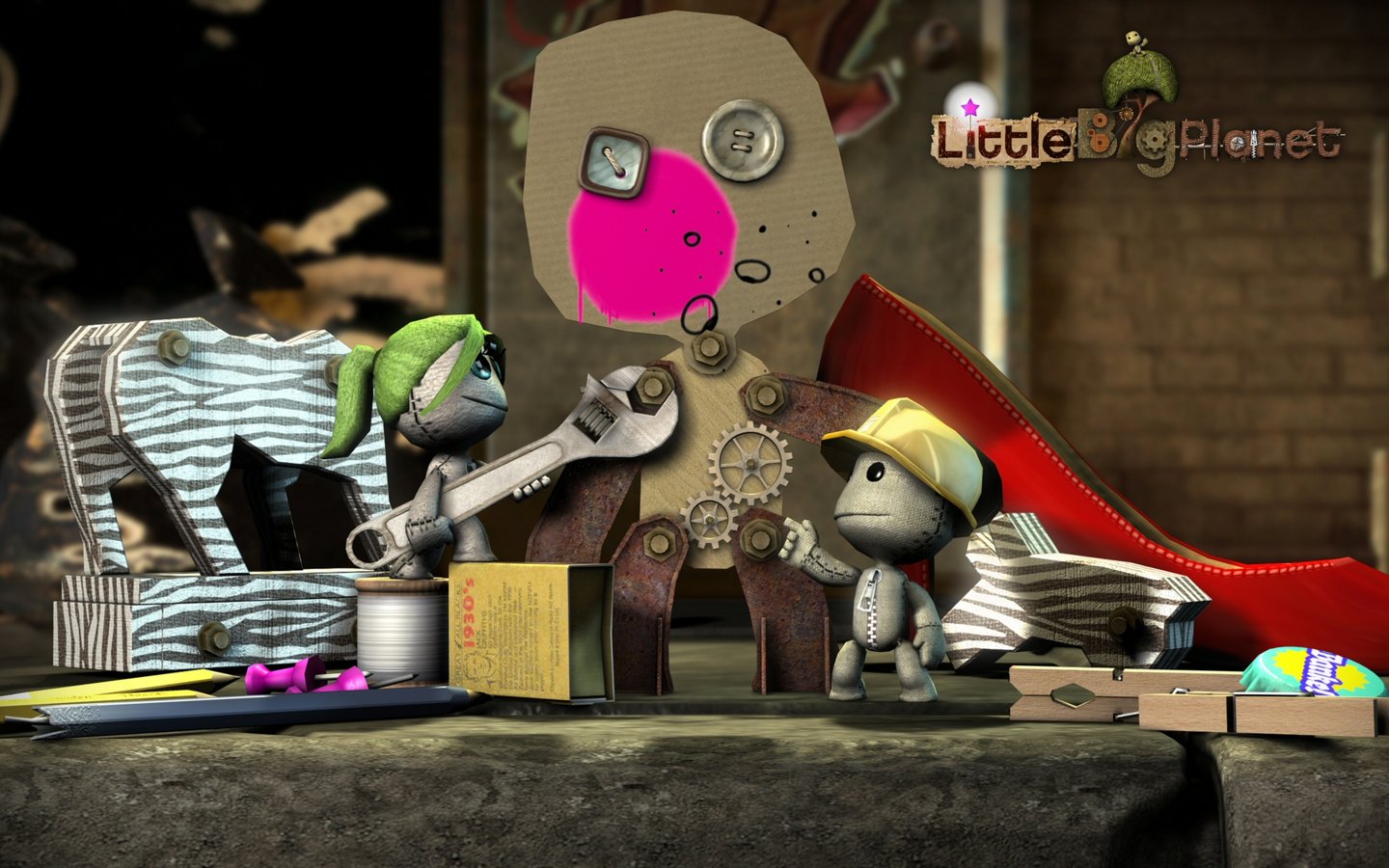 Littlebigplanet - Psp Wallpaper - Little Big Planet Wallpaper Psp , HD Wallpaper & Backgrounds