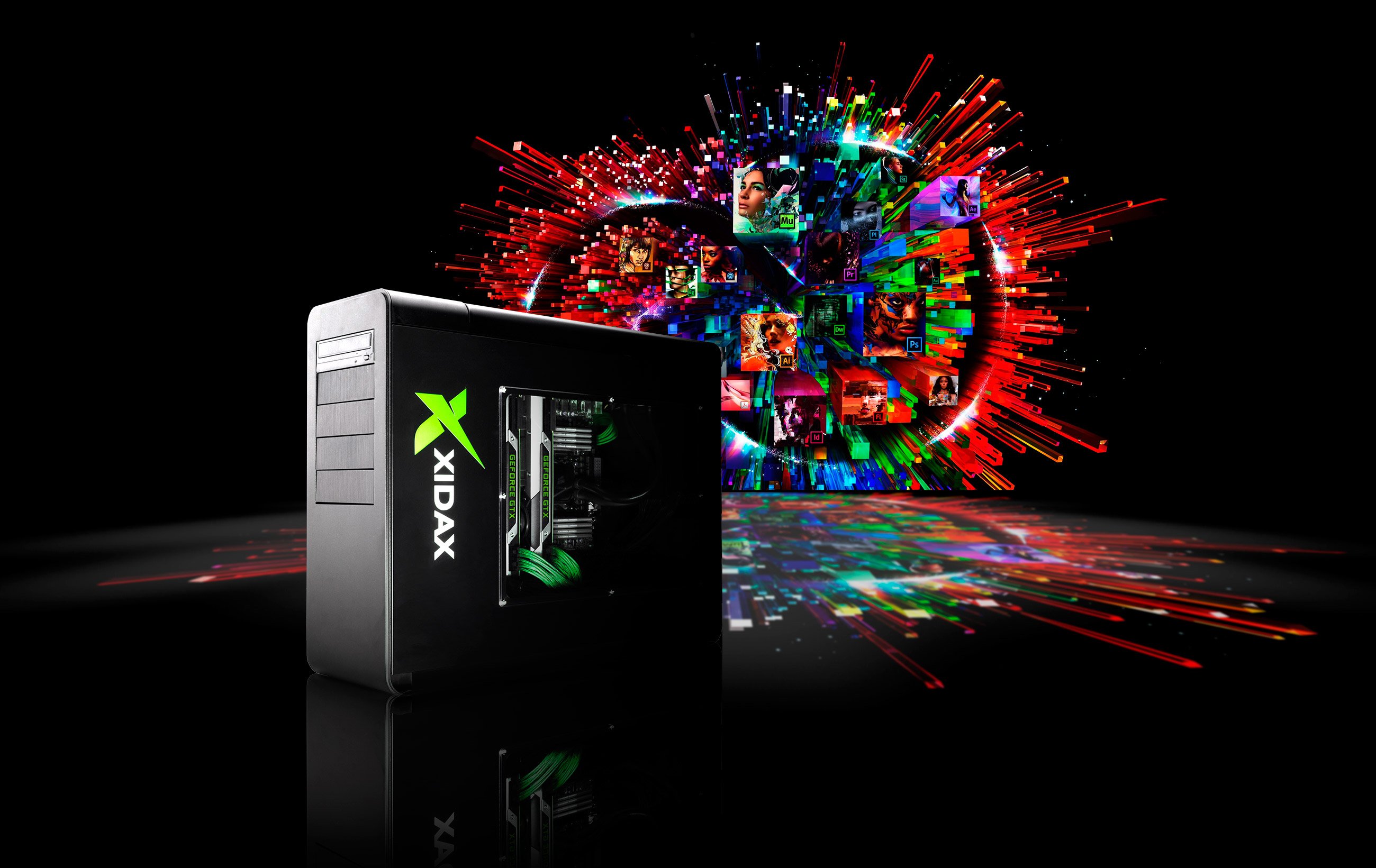 Xidax Gaming Desktop Computer Wallpaper - Adobe Creative Cloud , HD Wallpaper & Backgrounds
