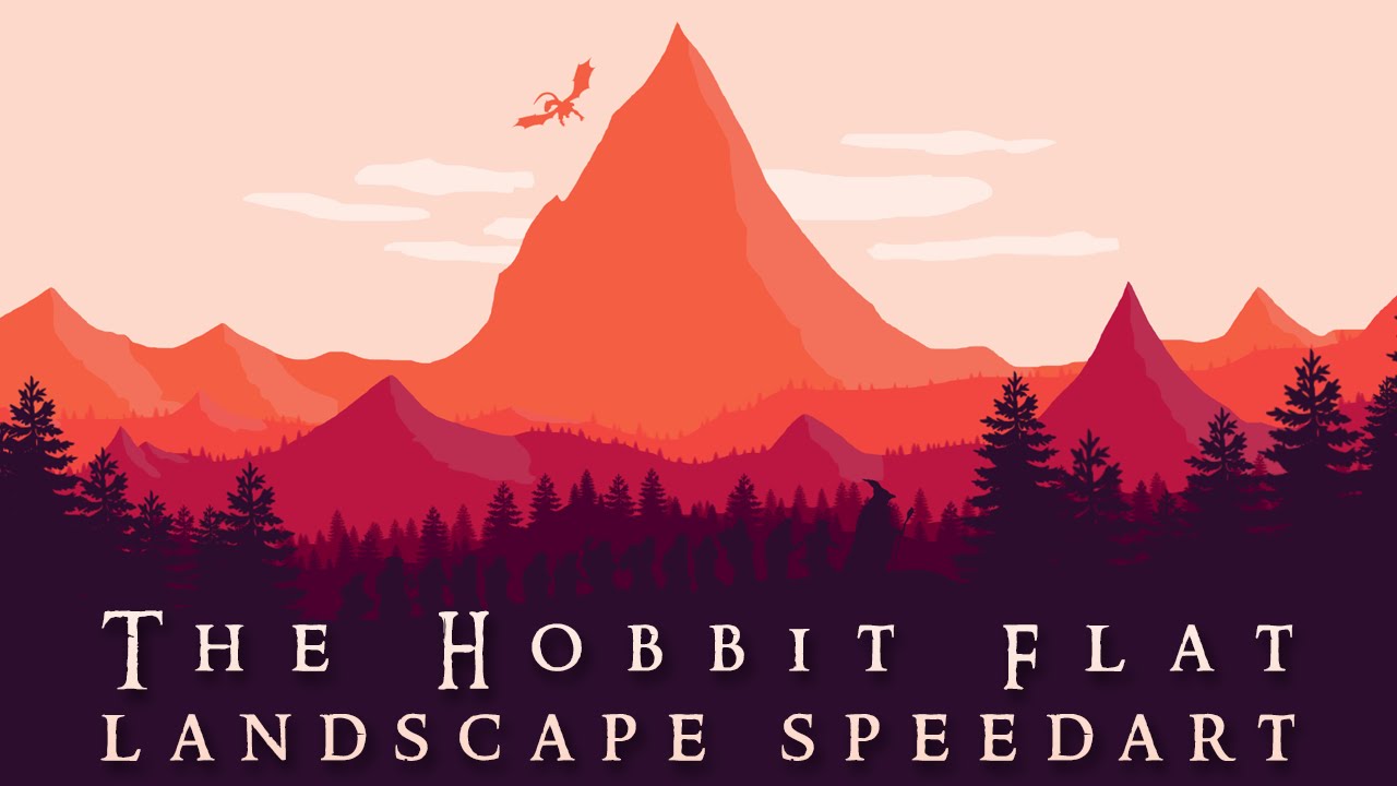 Hobbit Flat Design , HD Wallpaper & Backgrounds